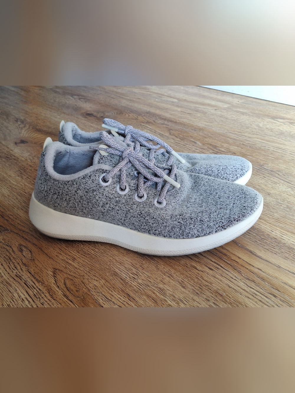 allbirds Wool Runner Merino Heather Gray Sneakers - 10